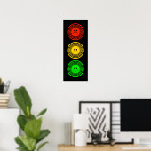 Ringed Moody Stoplight Poster (Heimbüro)