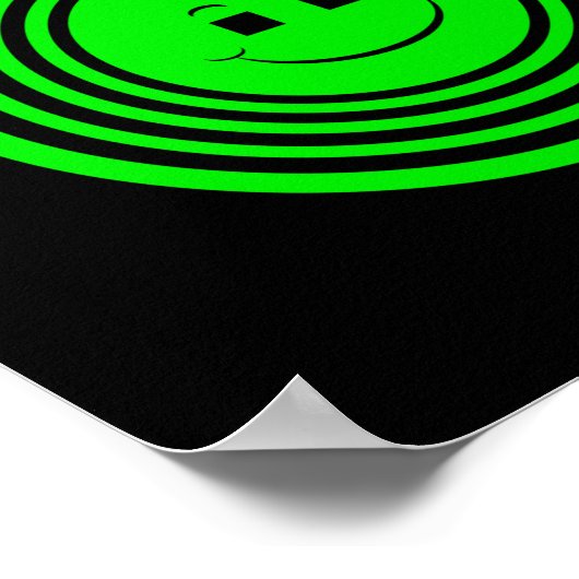 Ringed Moody Stoplight Poster (Ecke)