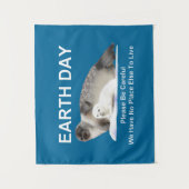 Ringed Siegel - Auf dünnen Eis Wandteppich (Vorderseite)