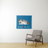 Ringed Siegel - Kalte Nasen Warme Herzen Wandteppich (Beispiel (Horizontal))