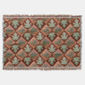 Ringelblende mit Ahornhaut-Blätter Decke (Vorderseite)