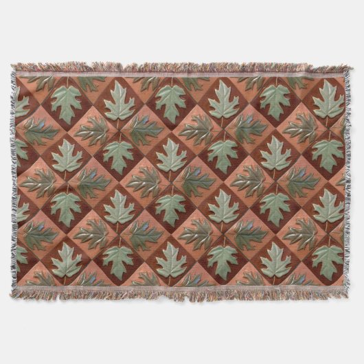 Ringelblende mit Ahornhaut-Blätter Decke (Vorderseite)