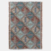 Ringelblende mit Libellenprint Decke (Vorderseite Vertikal)