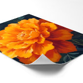 Ringelblume | Aquarell Blumen Gemalt Poster (Ecke)