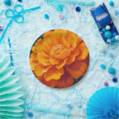 Ringelblume | Aquarell-Blumenmalerei Pappteller (Party)