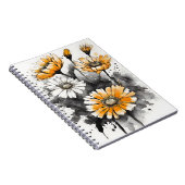 Ringelblume - Aquarellblumen Notizblock (Rechte Seite)