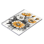 Ringelblume - Aquarellblumen Notizblock (Linke Seite)