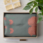 Ringelblume auf Grün Seidenpapier (Geschenk)
