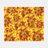 Ringelblume Fleecedecke (Vorderseite (Horizontal))