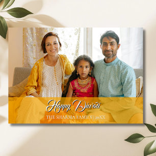 Ringelblume Orange Elegantes Diwali-Foto Herzliche Feiertagskarte