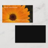 Ringelblume • Persönliche Visitenkarte (Vorne/Hinten)