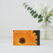 Ringelblume • Persönliche Visitenkarte (Stehend Vorderseite)