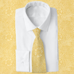 Ringelblume von William Morris, Vintage-Gartenblum Krawatte