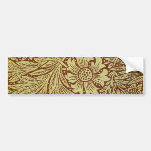 Ringelblume William Morris Antikes Blumenmuster Autoaufkleber