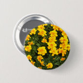 Ringelblumen-Blumen-Knopf-Abzeichen Button (Vorne & Hinten)