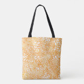 Ringelblumen-Blumenmuster: Einfaches Oranges Muste Tasche (Rückseite)