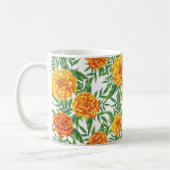 Ringelblumen-Blumenmuster Kaffeetasse (Links)