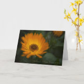 Ringelblumen-Gruß-Karte Karte (Gelbe Blume)