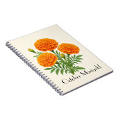 Ringelblumen im Oktober Notizblock (Rechte Seite)