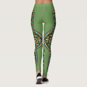 Ringelblumen-Medaillon Leggings (Rückseite)