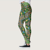 Ringelblumen-Medaillon Leggings (Links)