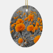 Ringelblumen- oder Tagetes-Blumen Keramikornament (Rechts)