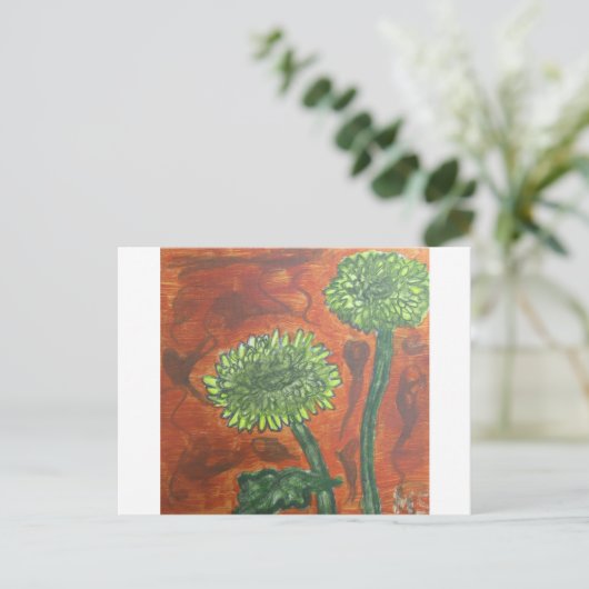 Ringelblumen Postkarte (Stehend Vorderseite)