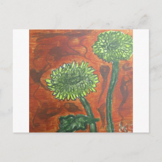 Ringelblumen Postkarte (Vorderseite)