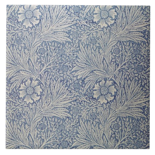 "Ringelblumen" Tapetenentwurf, 1875 Fliese (Vorderseite)