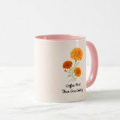Ringelblumenstrauß-Kaffeetasse Tasse (VorderseiteRechts)