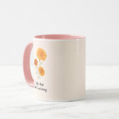 Ringelblumenstrauß-Kaffeetasse Tasse (Vorderseite Links)