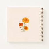 Ringelblumenstrauß Notizbuch (Rückseite)