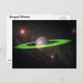 Ringelplanet Postkarte (Vorne/Hinten)
