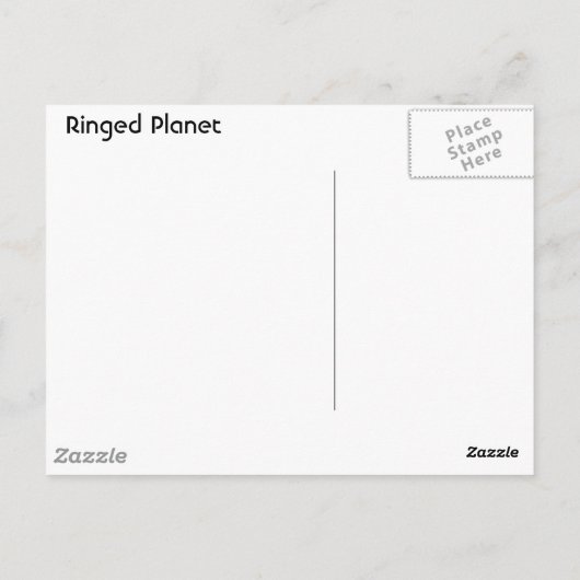 Ringelplanet Postkarte (Rückseite)