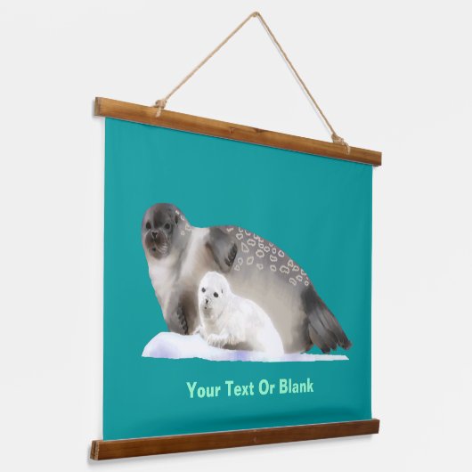 RingelSiegel Wandteppich Mit Holzrahmen (Gewinkelt)