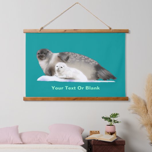 RingelSiegel Wandteppich Mit Holzrahmen (Schlafzimmer)