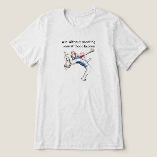 Ringen 2 Tri-Blend shirt (Design Vorderseite)