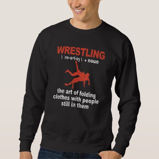 Ringen Definition Ringer Trainer Student Ringen Sweatshirt (Vorderseite)