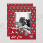 Ringen in der Silvesterkarte Feiertagskarte (Vorne/Hinten)