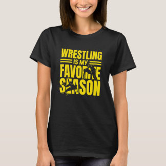 Ringen ist meine Lieblingsjahreszeit Lustiges Ring T-Shirt