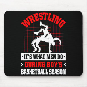 Ringen ist, was Männer während Jungen-Basketball t Mousepad