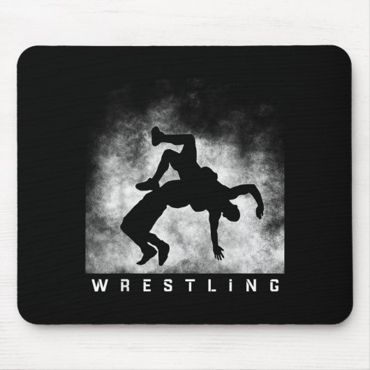 Ringen Ringkämpfer Ringen Kampfsport Kampf Mousepad (Vorne)