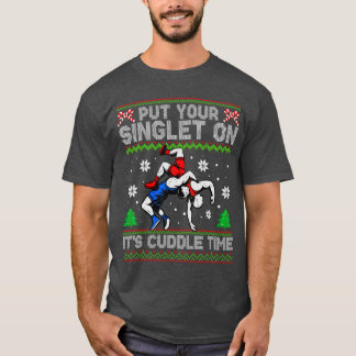Ringen Zieh Dein Singlet An Weihnachten Ringer X T-Shirt