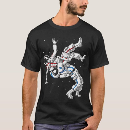 Ringende Astronauten T-Shirt (Vorderseite)
