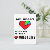 Ringende Liebe I Postkarte (Stehend Vorderseite)