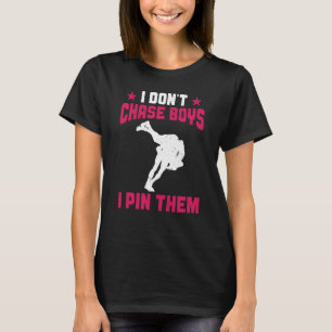 Ringer Ich jage nicht nach Jungen, ich werfe sie z T-Shirt
