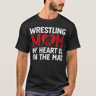 Ringer-Mama Mein Herz ist Onhat Mat Ringer-Unterst T-Shirt