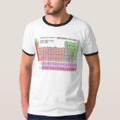 Ringer Shirt "Periodensystem der Elemente" (Vorderseite)