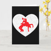 Ringer Silhouette Valentins Herzform Verliebte Karte (Gelbe Blume)