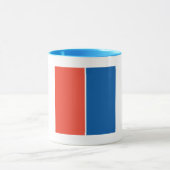 Ringer Tasse blau Frankreich Fahne (Zentrum)